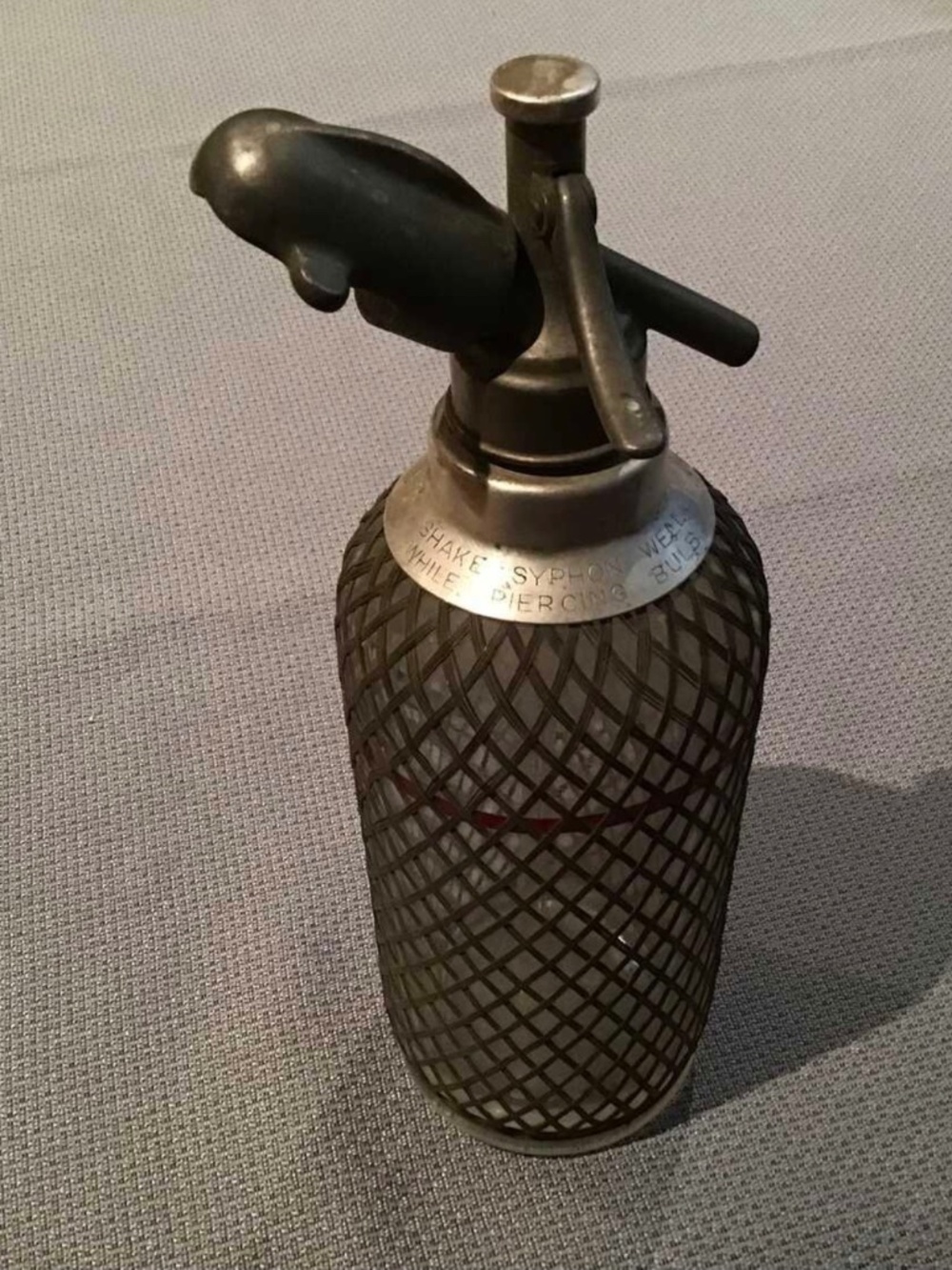 Vintage soda syphon